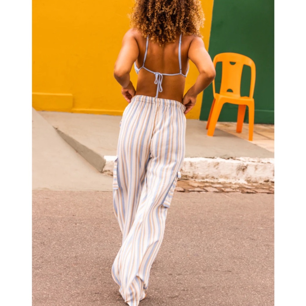 ROXY Precious Cargo Beach Pants Striped - Picture 5 of 11